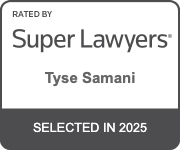 Rated By Super Lawyers | Tyse Samani | Selected in 2025